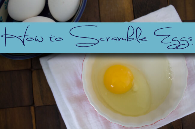 How To Scramble Eggs - Lydia's Flexitarian Kitchen