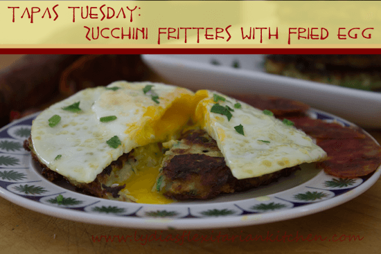 zucchini fritters with fried egg