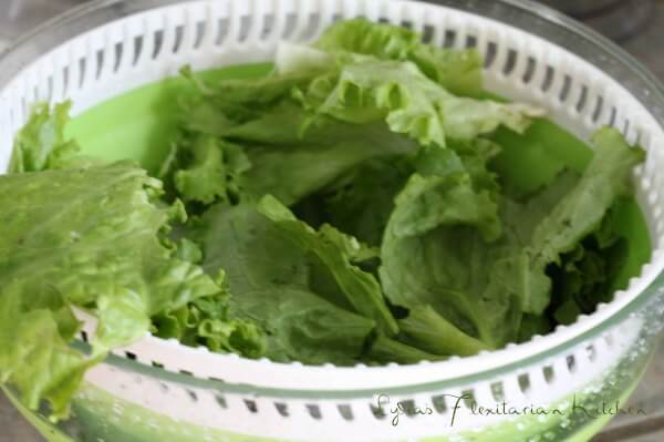 A salad spinner is a life saver ~ Lydia's Flexitarian Kitchen