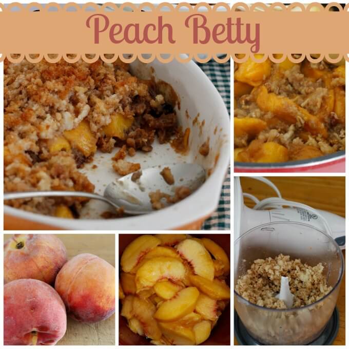 Peach Betty ~ Lydia's Flexitarian Kitchen