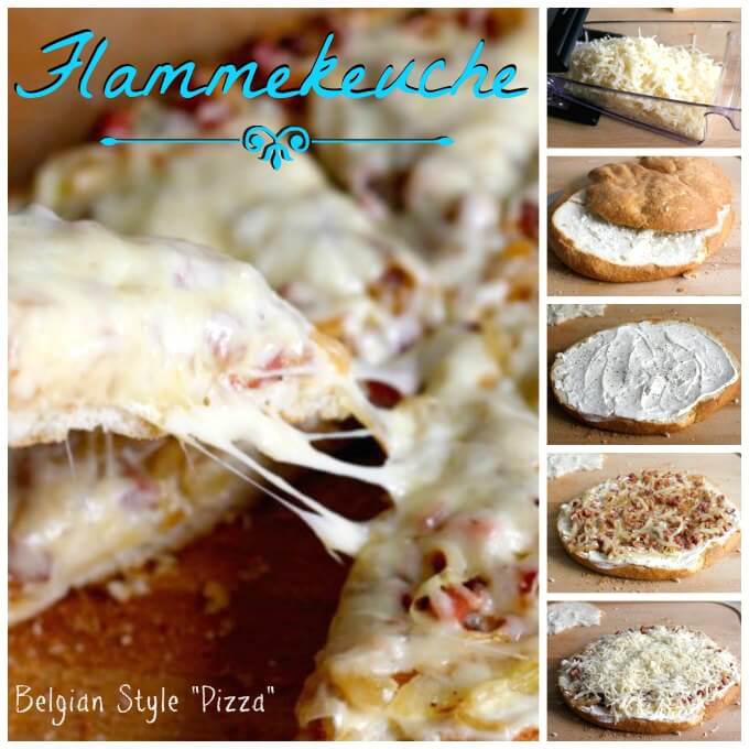 Flammekeuche: Belgian Style Pizza ~ Lydia's Flexitarian Kitchen
