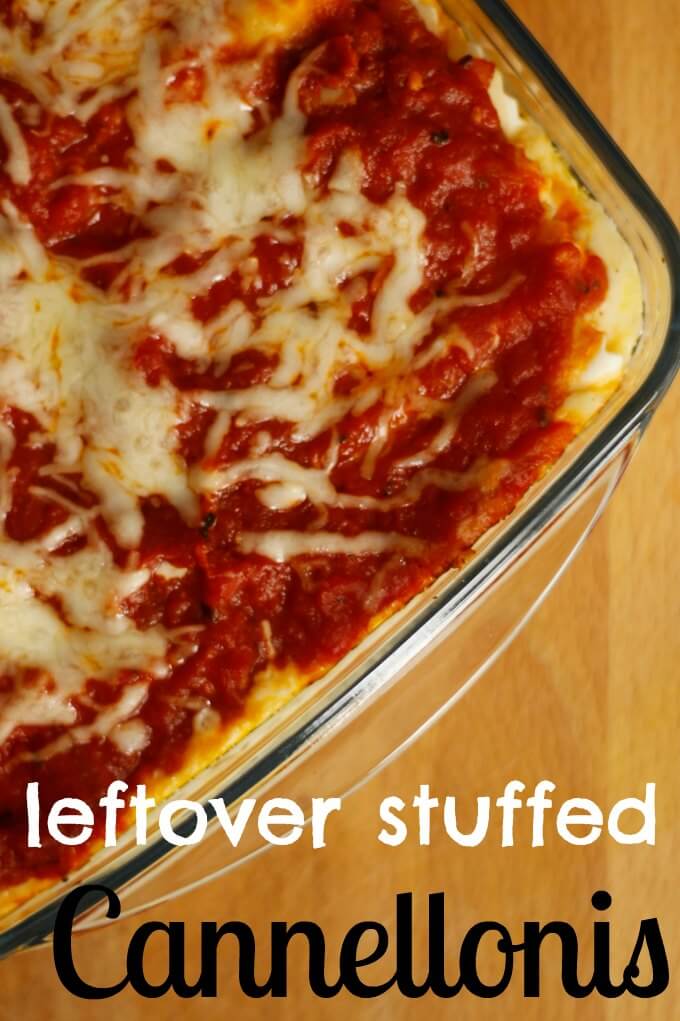 Leftover Stuffed Cannellonis ~ Lydia's Flexitarian Kitchen