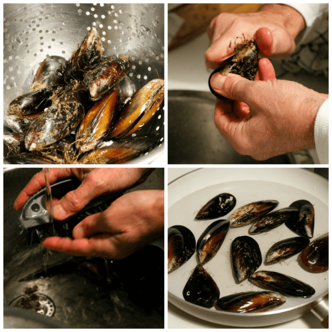 Prepping Mussels for Cooking ~ Lydia's Flexitarian Kitchen