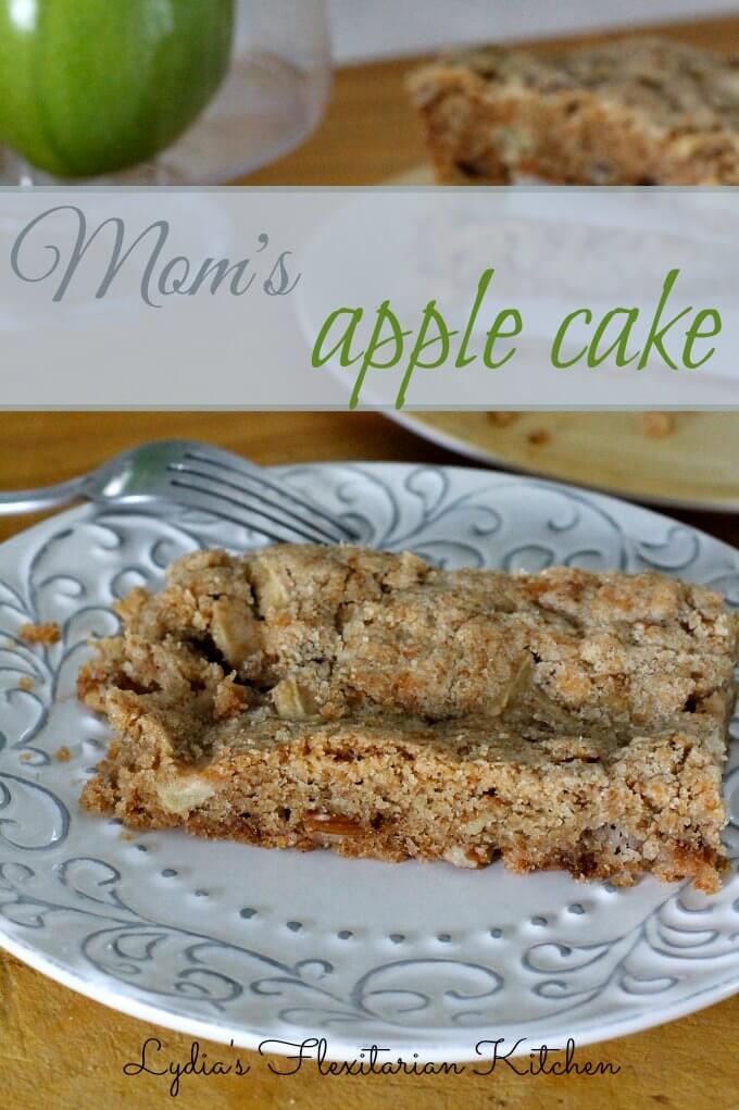 Apple Snack Cake ~ Lydia's Flexitarian Kitchen
