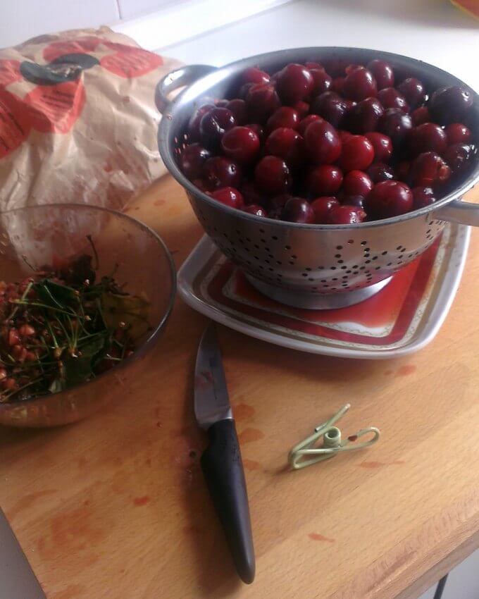 Small Batch Cherry Jam ~ Lydia's Flexitarian Kitchen