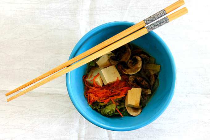 Veggie Sukiyaki ~ #FoodOfTheWorld ~ Lydia's Flexitarian Kitchen