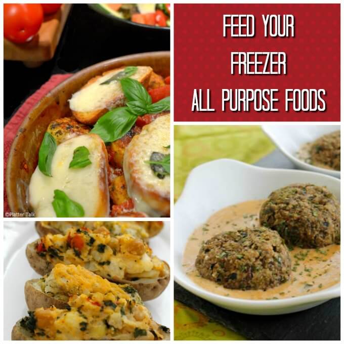How to Feed Your Freezer ~ 15 Make Ahead Ideas ~ Lydia's Flexitarian Kitchen & Friends