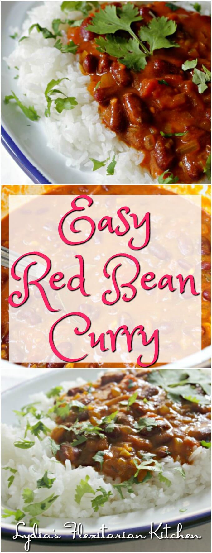 Red Bean Curry ~ Vegan ~ Lydia's Flexitarian Kitchen