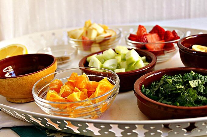 Minted Fruit Salad ~ Lydia's Flexitarian Kitchen