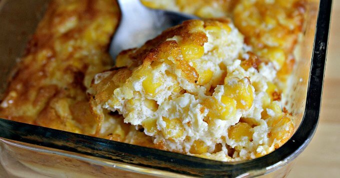 The Best Corn Pudding ~ Don't wait for the holidays to make it! ~ Lydia's Flexitarian Kitchen