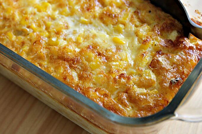 The Best Corn Pudding ~ Don't wait for the holidays to make it! ~ Lydia's Flexitarian Kitchen